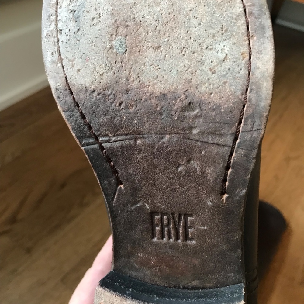Frye leather pull on riding boots - Picture 9 of 16